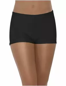 Černé krátké kalhotky pro ženy