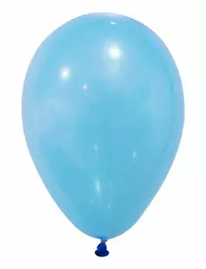 12 světle modrých balónků 28 cm