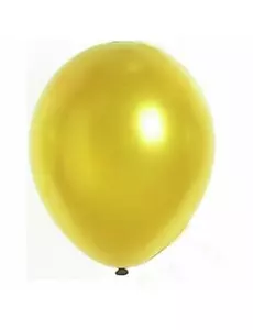 12 zlatých metalických balónků 28 cm