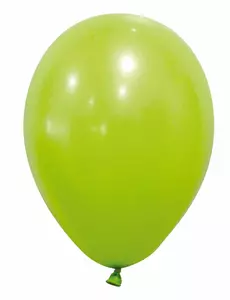 12 světle zelených balónků 28 cm