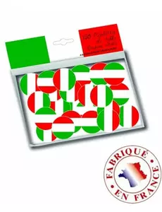 150 konfeti na stůl s italskou vlajkou