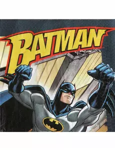 20 papírových ubrousků Batman 33 x 33 cm