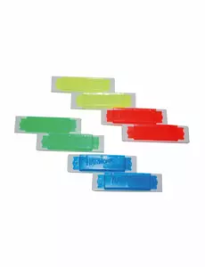 8 mini barevných dudlíkových harmonik