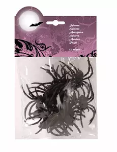 12 halloweenských pavouků