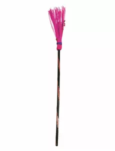 Růžové čarodějnické koště 95 cm