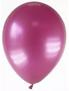 12 vínových metalických balónků 28 cm