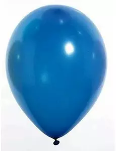 100 modrých metalických balónků 29 cm