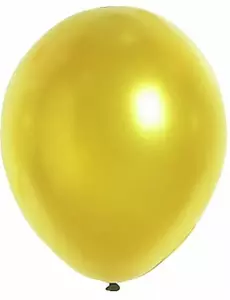 100 zlatých metalických balónků 29 cm