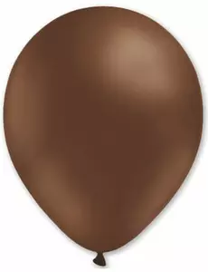 100 hnědých balónků 27 cm