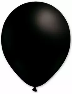 100 černých balónků 27 cm