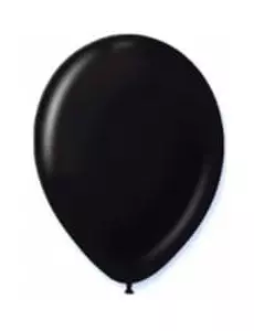12 černých balónků 28 cm