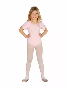Světle růžové body s krátkým rukávem pro děti, Velikost: 3-4 let(95-105 cm)