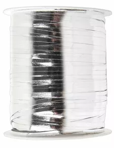 Lesklá stříbrná stuha 3 mm x 25 m