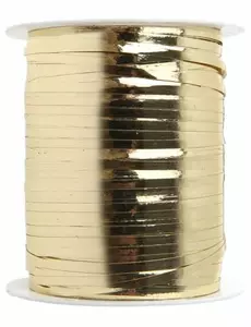 Lesklá zlatá stuha bolduc 3 mm x 25 m