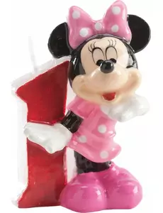 Svíčka Minnie číslo 1