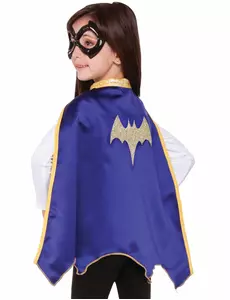 Plášť a vlčí maska Batgirl Super Hero Girls – dětská sada