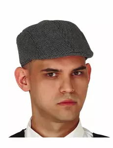 Šedá detektivní čepice pro dospělé