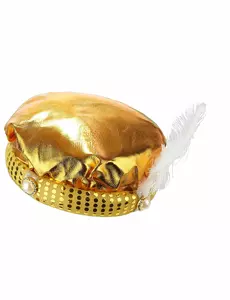 Zlatý turban sultána – pokrývka hlavy pro dospělé