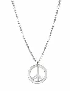 Stříbrný hippie náhrdelník pro dospělé