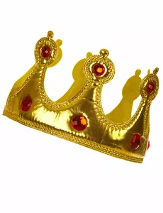 Pružná zlatá koruna pro dospělé