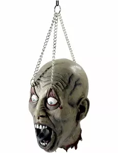 Závěsná halloweenská dekorace hlavy