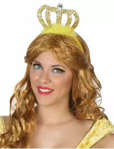 Zlatá princeznovská korunka pro dospělé