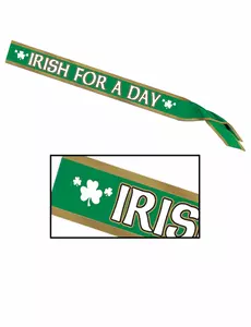 Saténová šála „Irish for a day“