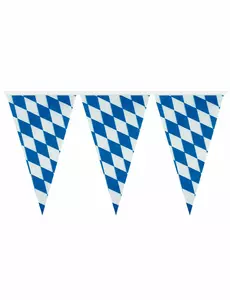 Bavorská pivní festivalová girlanda s praporky