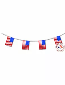 Girlanda vlaječek USA 4 m
