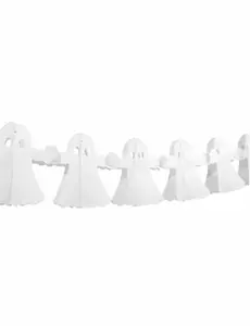 Papírová girlanda duchů Halloween 4m