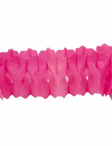 Fuchsiová papírová girlanda 15cm x 4m