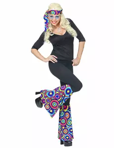 Sada modrá „bubbles“ čelenka a návleky 70. léta
