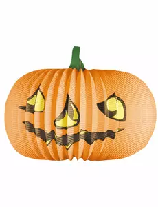 Halloweenský dýňový lampion 36 cm