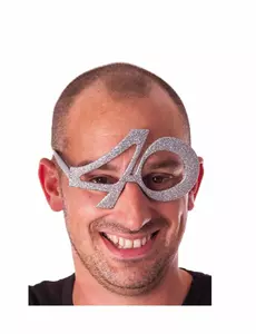 Třpytivé brýle „40 let“