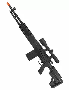 Dětský dlouhý černý samopal 71 cm