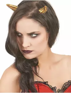Pár luxusních latexových ďábelských rohů pro dospělé