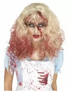 Krvavá blond paruka pro ženy Halloween