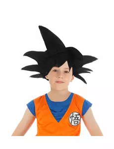 Dětská paruka Goku Saiyan Dragon Ball Z (černá)