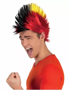 Punk paruka fanouška Belgie pro dospělé