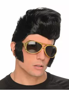Paruka rockera s brýlemi pro muže