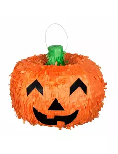 Halloweenská piñata dýně 32 × 26 cm