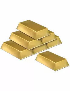 6 falešných zlatých cihel