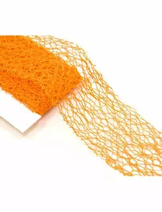 Oranžová dekorační stuha 4 cm × 3 m
