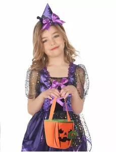 Dětská halloweenská děsivá taška dýně