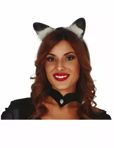 Čelenka s kočičími ušima pro dospělé