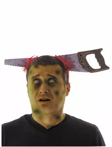Krvavá čelenka pila pro dospělé Halloween