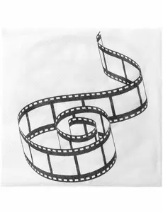 20 filmových papírových ubrousků 33 x 33 cm