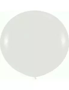 Obří bílý latexový balón 80 cm