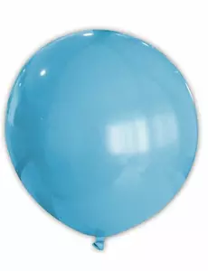Světle modrý balón 80 cm