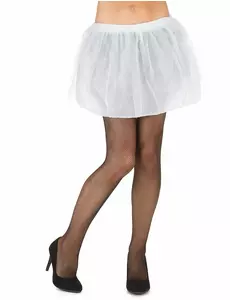Bílé tutu s neprůhlednou spodničkou pro ženy